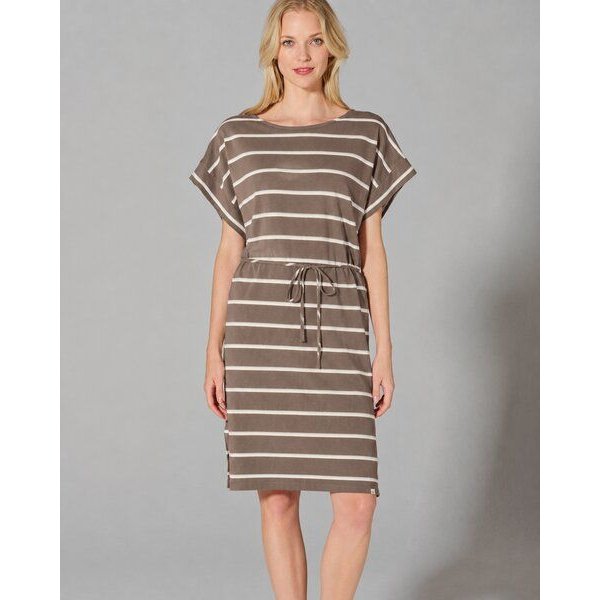 HempAge Streifen Kleid Hanf/Biobaumwolle
