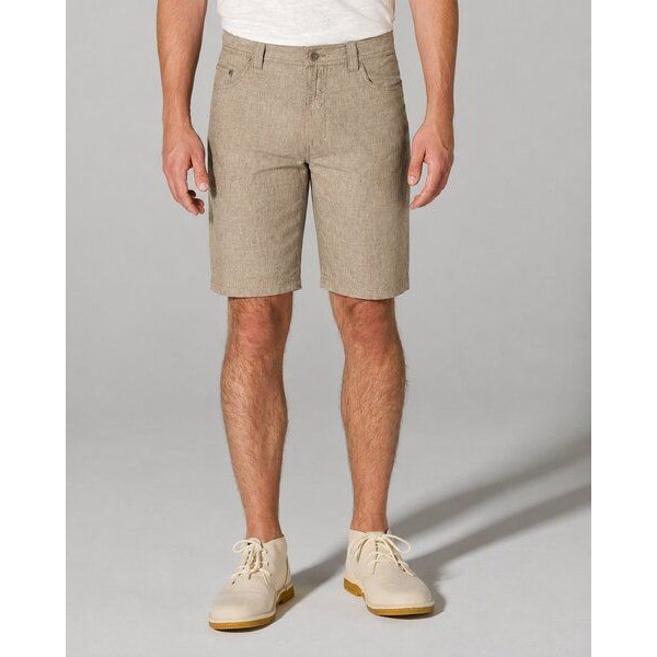 HempAge 5-Pocket Shorts meliert Hanf/Biobaumwolle