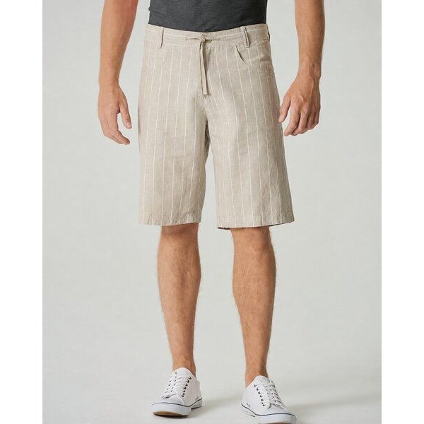 HempAge Gestreifte Herren-Shorts Hanf/Biobaumwolle