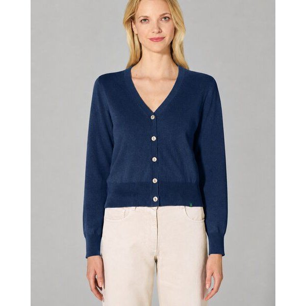 Hempage Damen Strickjacke kurz Hanf/Bio-Baumwolle