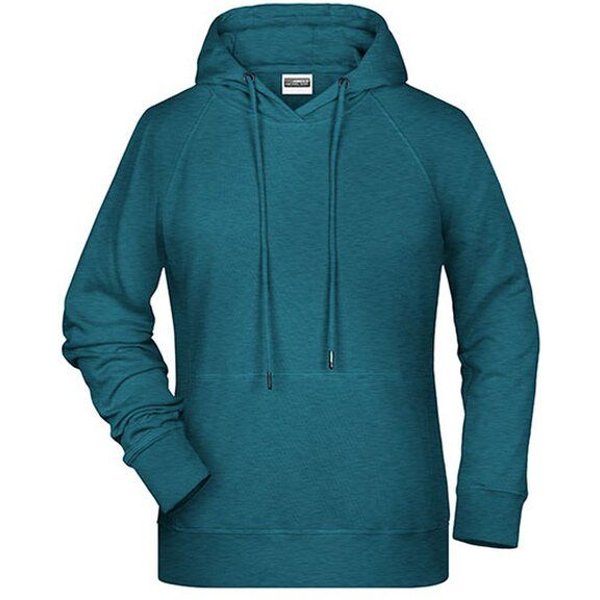 James & Nicholson Damen College Hoodie Hoody Kapuzenpullover Kapuzenpulli Meliert Melang