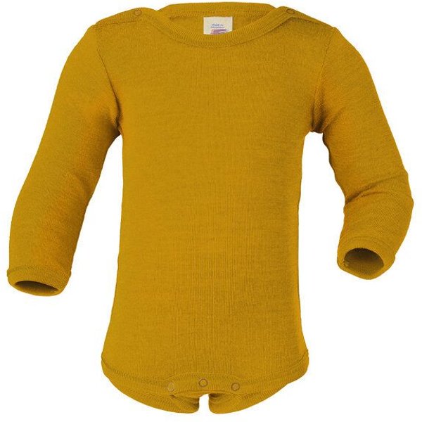 Engel natur Baby / Kinder Body Langarm Bio-Schurwolle/Seide