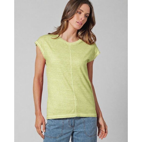 HempAge Ärmelloses Damen-Shirt mit Wascheffekt Hanf/Biobaumwolle