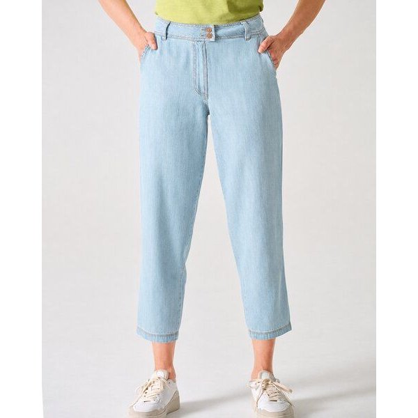 HempAge Damen Baggy Jeans Hanf/Bio-Baumwolle