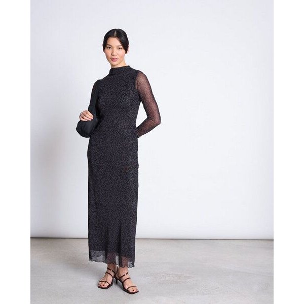 JAN 'N JUNE Mesh-Maxikleid ZALDI