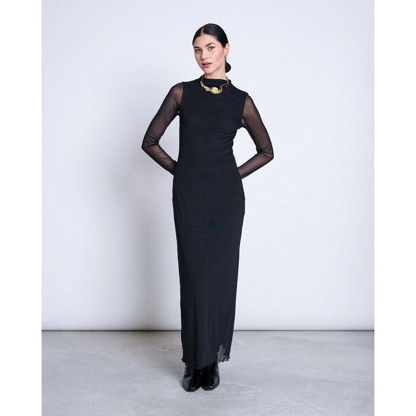 JAN 'N JUNE Mesh-Maxikleid ZALDI