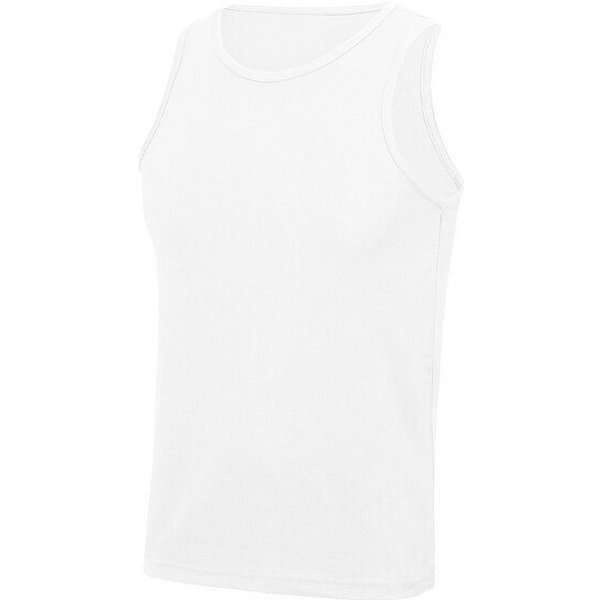 Just Cool Muskelshirt Unterhemd Sportshirt Ärmellos Shirt Recyceltes Polyester Atmungsaktiv Vegan Stretch Neonfarben