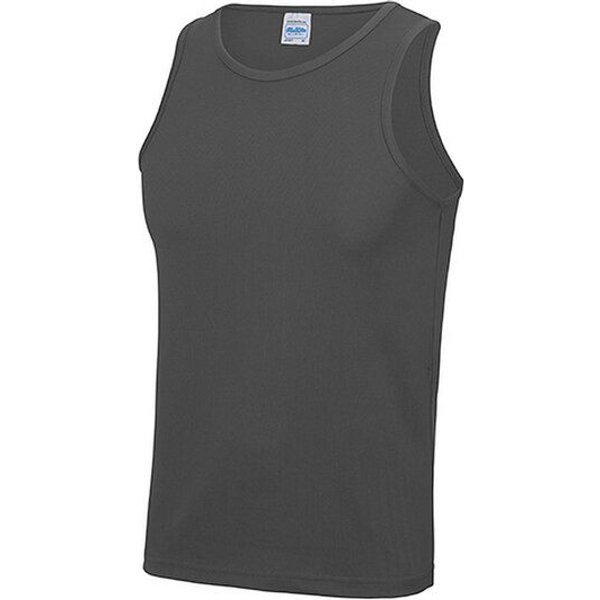 Just Cool Muskelshirt Unterhemd Sportshirt Ärmellos Shirt Recyceltes Polyester Atmungsaktiv Vegan Stretch Neonfarben