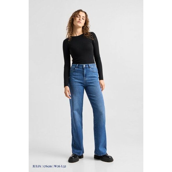 Damen Jeans DEW High Waist Flared DAWN Bio-Baumwolle