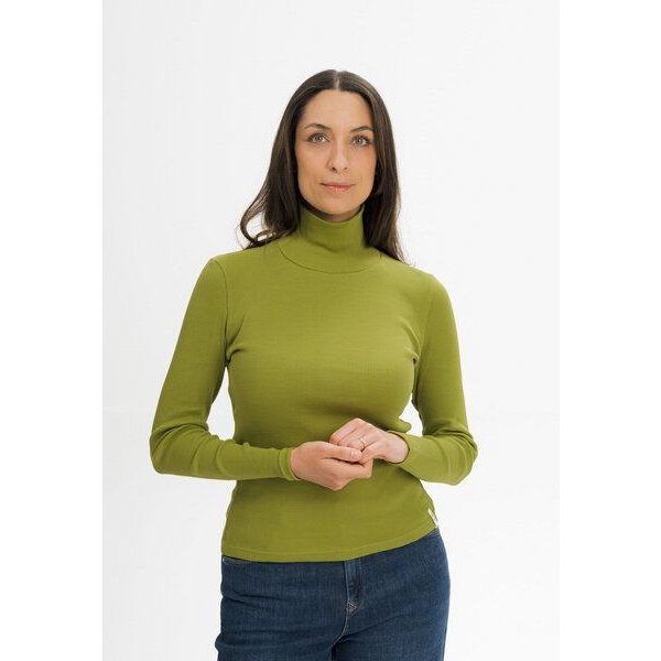 MELA Ripp Rollkragen Langarmshirt Style MUNLI aus 100% Bio-Baumwolle