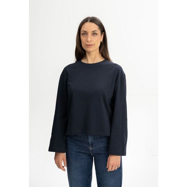 MELA Oversized Langarmshirt schwer Style SANGEETHA aus 100% Bio-Baumwolle