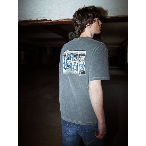 Nudie Jeans Koffe T-Shirt Life Tracks III