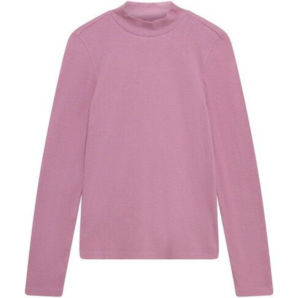 KnowledgeCotton Apparel Langarmshirt - Rib high neck long sleeved - aus Bio-Baumwolle