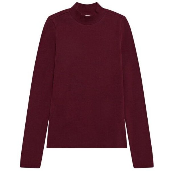 KnowledgeCotton Apparel Langarmshirt - Rib high neck long sleeved - aus Bio-Baumwolle