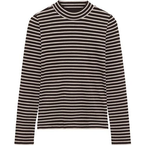 KnowledgeCotton Apparel Langarmshirt - Rib high neck long sleeved - aus Bio-Baumwolle