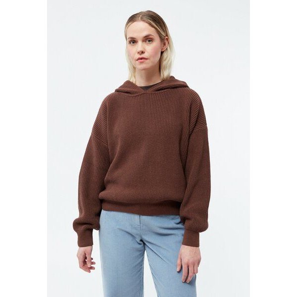 Givn Berlin Strickpullover GBMARIELLA relaxed Fit aus Bio-Baumwolle mit Kaputze