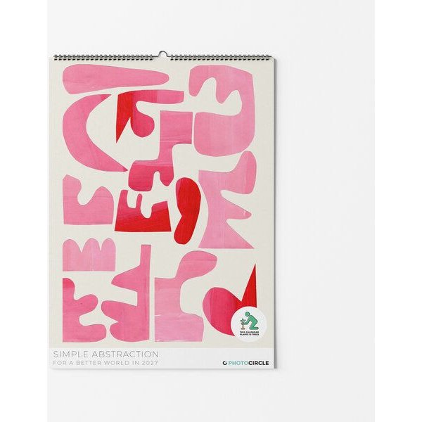 Photocircle Abstrake Kunst Wandkalender 2027 – Simple Abstraction