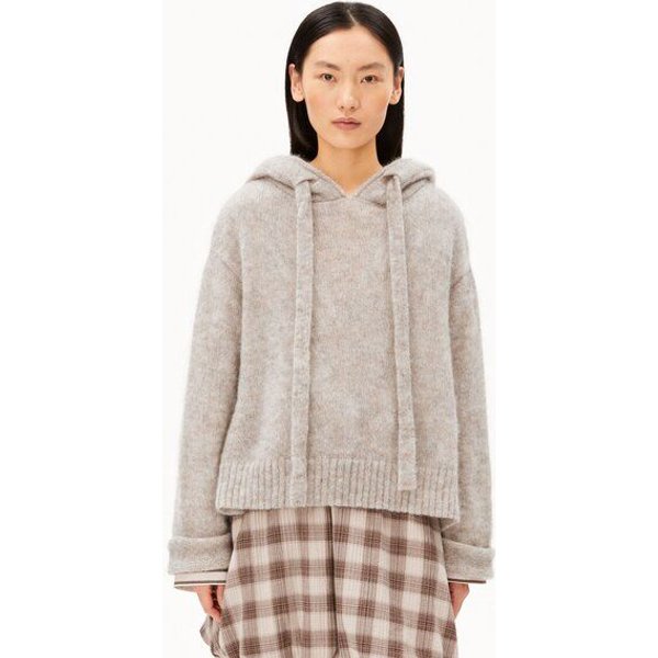 ARMEDANGELS MOHAIR BLEND Damen Strickhoodie aus Mohair-Mix