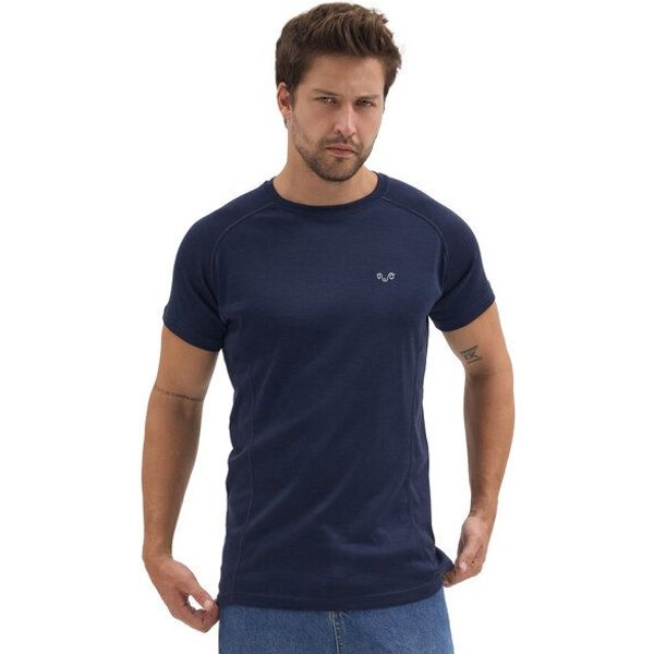 Woolona Kurzarmshirt - BERG- 100% Merinowolle