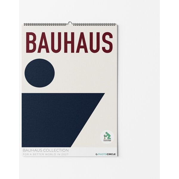 Photocircle Bauhaus Wandkalender 2027