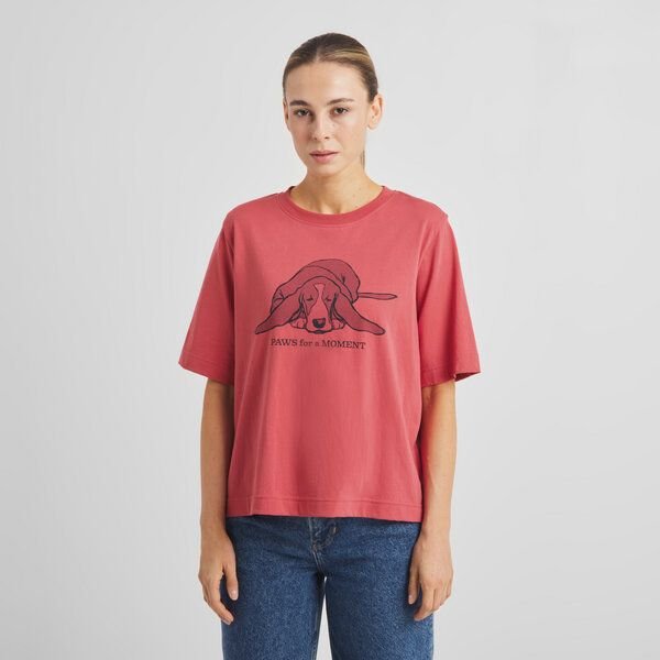 DEDICATED T-Shirt aus Biobaumwolle "Vadstena" - Paws For A Moment