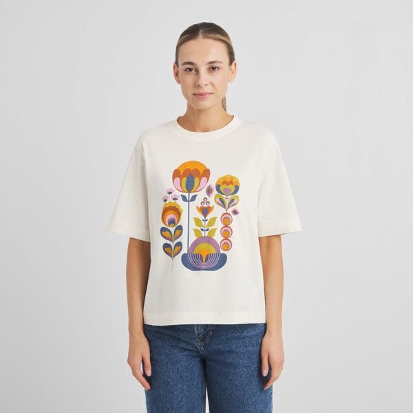 DEDICATED T-Shirt aus Biobaumwolle "Vadstena" - Autumn Harvest