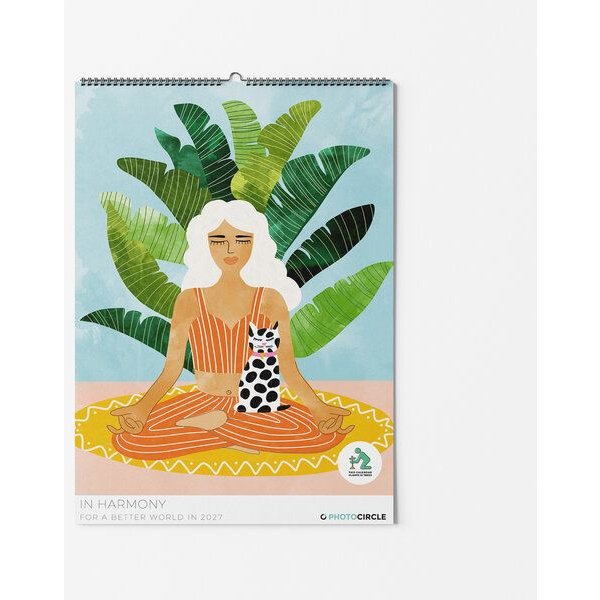 Photocircle Yoga Wandkalender 2027 – In Harmony