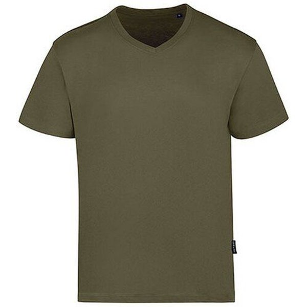 HRM Herren T-Shirt V-Ausschnitt 13 Farben bis Größe 6XL aus zert. Bio - Baumwolle Unisex