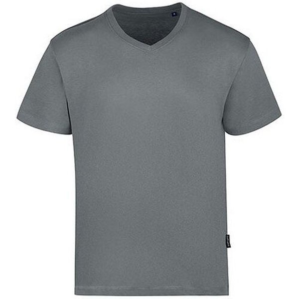 HRM Herren T-Shirt V-Ausschnitt 13 Farben bis Größe 6XL aus zert. Bio - Baumwolle Unisex