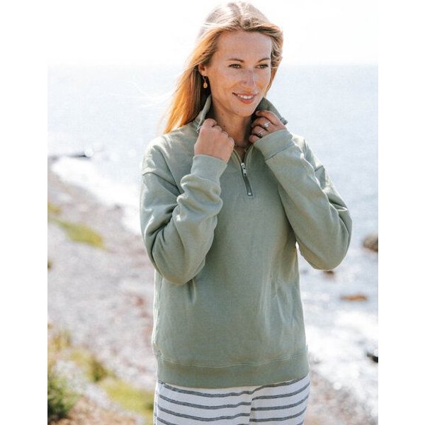 FUXBAU Frauen fux Half Zip Sweater