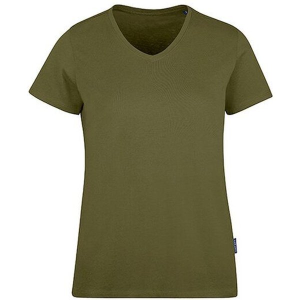 HRM Damen Ladies Luxury V-Neck T-Shirt