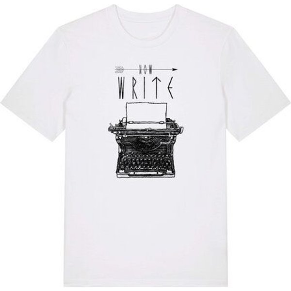 ilovemixtapes T-Shirt mit Schreibmaschine „Now write“