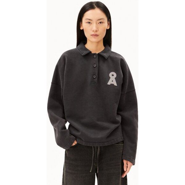 ARMEDANGELS POLO Damen Sweatshirt aus 100% Bio-Baumwolle
