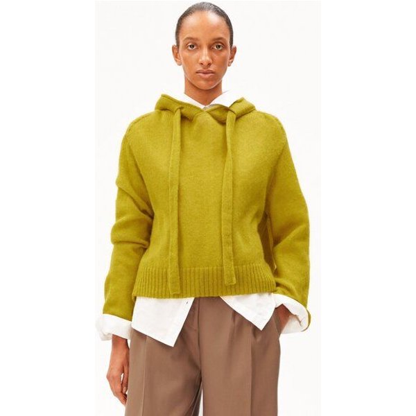 ARMEDANGELS MOHAIR BLEND Damen Strickhoodie aus Mohair-Mix