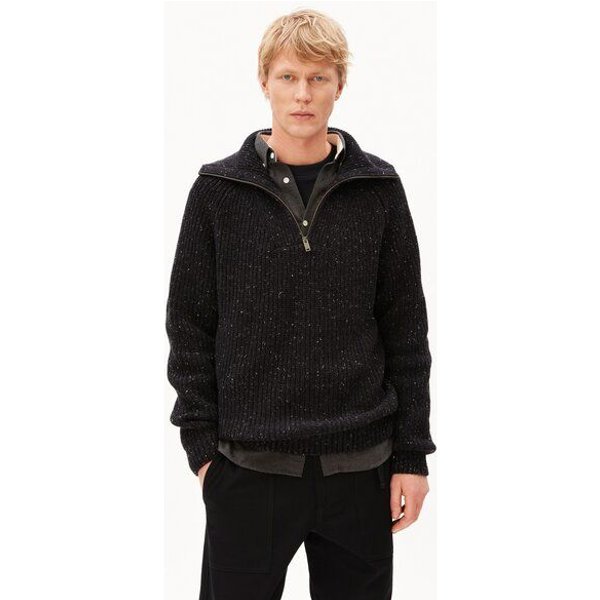 ARMEDANGELS TWEED Herren Strickjacke aus Bio-Baumwoll-Mix