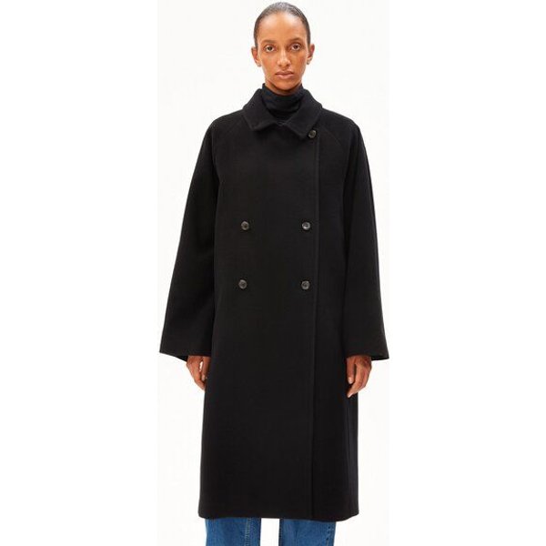 ARMEDANGELS DOUBLE-BREASTED Damen Strickmantel aus 100% recycelter Wolle