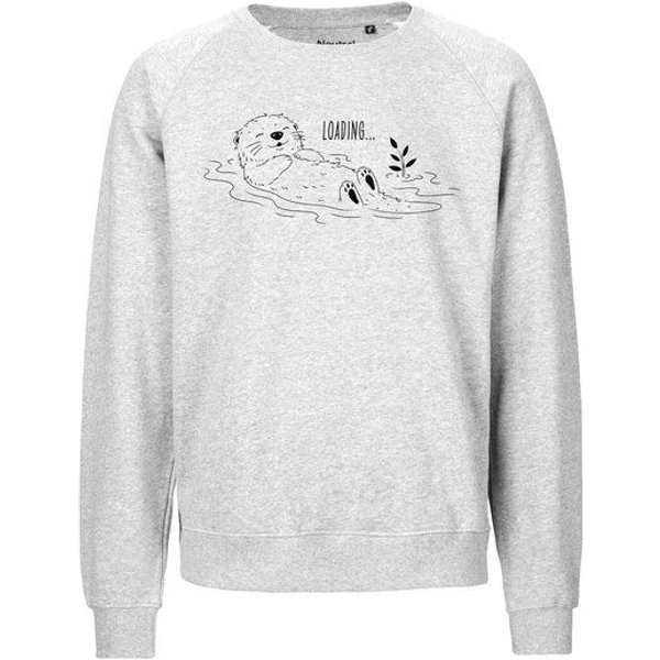 HANDGEDRUCKT "Loading" Unisex Sweatshirt Neutral