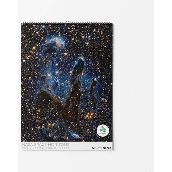 Photocircle NASA Space Horizons Wandkalender 2027 – Terminplaner mit Fotos ferner Galaxien