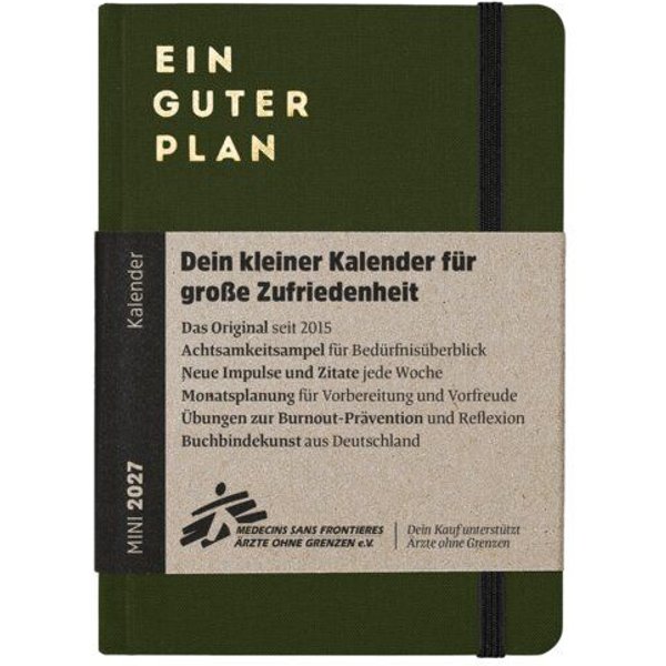 Ein guter Plan Mini 2027 – Mini-Terminkalender für mehr Achtsamkeit und Selbstliebe