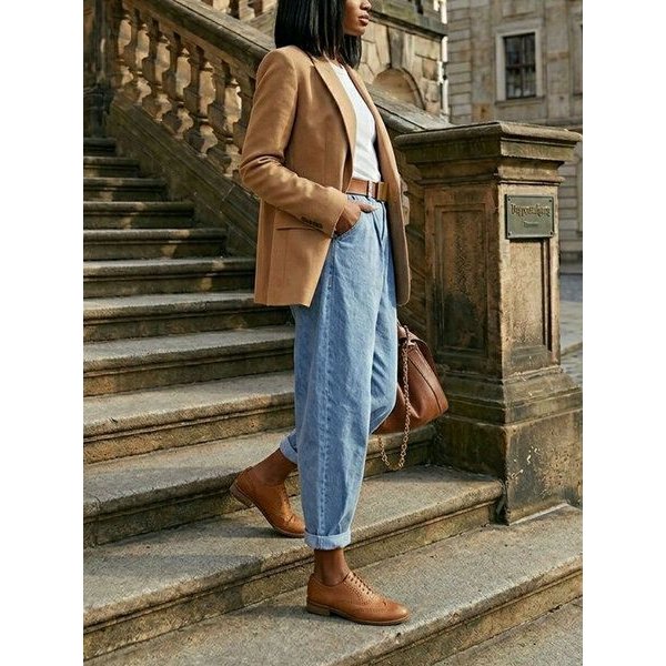 Will's Vegan Shop Weit geschnittene Oxford Brogues