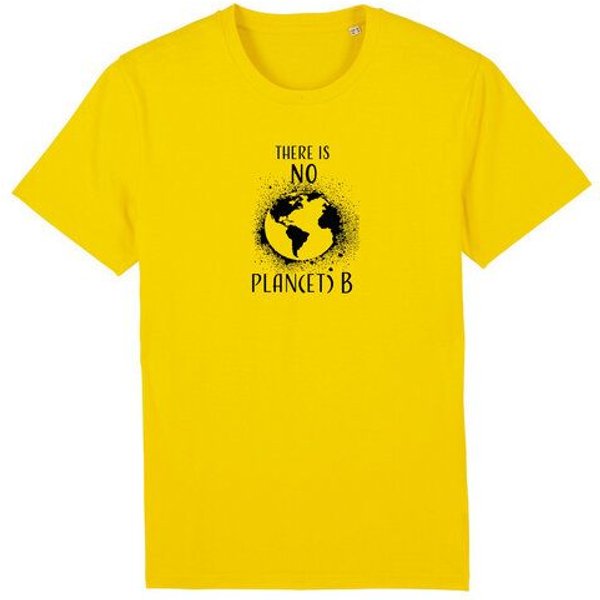Human Family Bio Unisex T-Shirt "There is NO Plan(et) B" aus Bio-Baumwolle