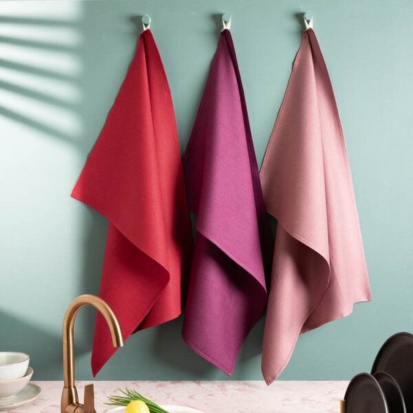 nahtur-design Leinen-Geschirrtücher im 3er-Set | 100 % Leinen | 50 × 70 cm