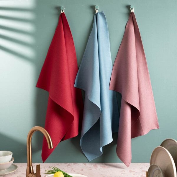 nahtur-design Leinen-Geschirrtücher im 3er-Set | 100 % Leinen | 50 × 70 cm