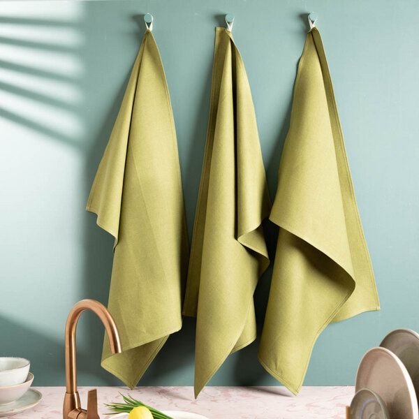 nahtur-design Leinen-Geschirrtücher im 3er-Set | 100 % Leinen | 50 × 70 cm