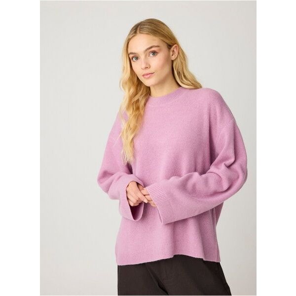 KnowledgeCotton Apparel Rundhals-Strickpullover aus Lammwolle RWS