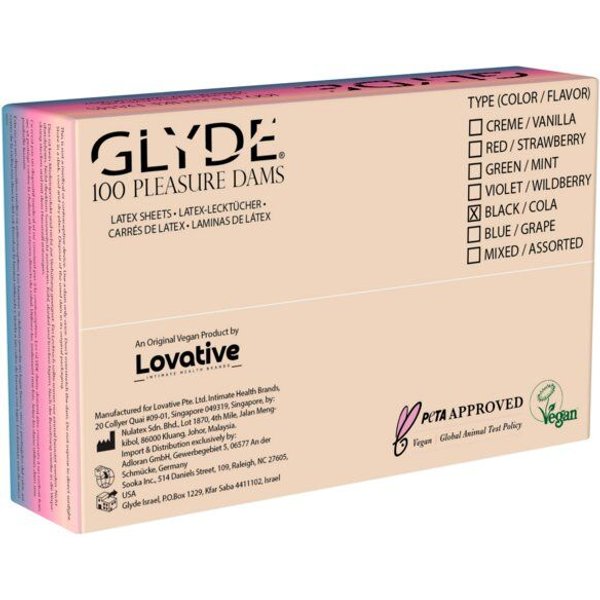 Sheer Glyde Dams – Latextücher / Lecktücher Bulk-Pack (100 Stück)