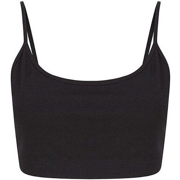 Skinnifit SF Damen Cropped Top Bauchfrei aus Recycelten Materialien Vegan