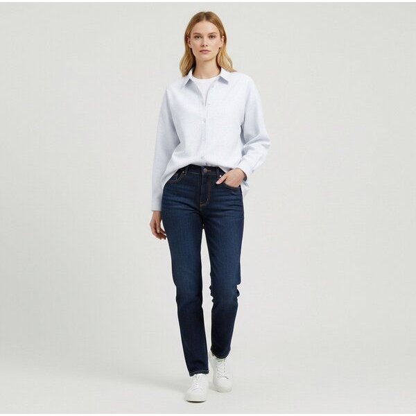 YTWOO Oversized Leinenhemd für Damen