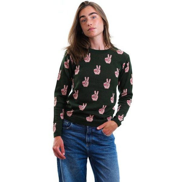 GARY MASH Pullover Lamona aus feinem Jacquardstrick