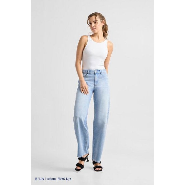 Damen Jeans ASH Barrel Leg Minimal Stretch DAWN Bio-Baumwolle